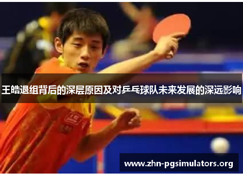 王皓退组背后的深层原因及对乒乓球队未来发展的深远影响