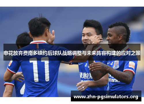 申花放弃费南多续约后球队战略调整与未来阵容构建的应对之策